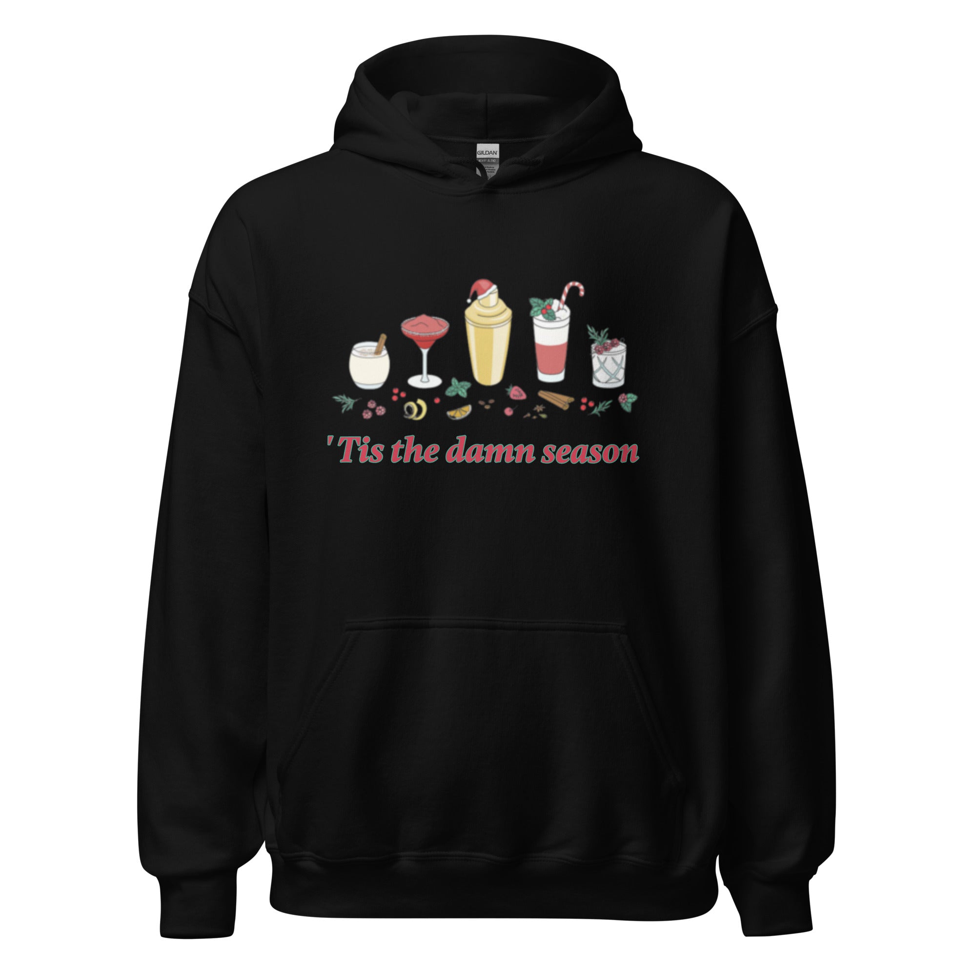 Chrismtas Cocktails BJ Hoodie