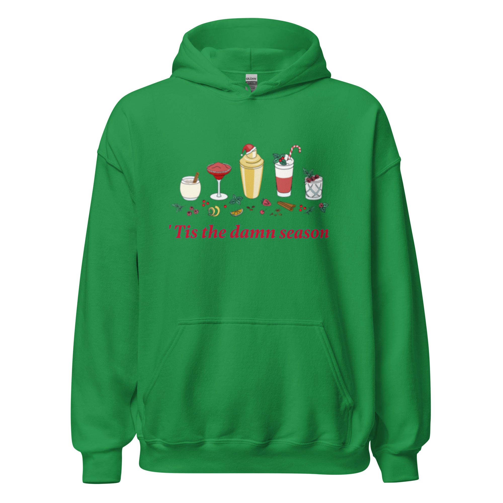 Chrismtas Cocktails BJ Hoodie