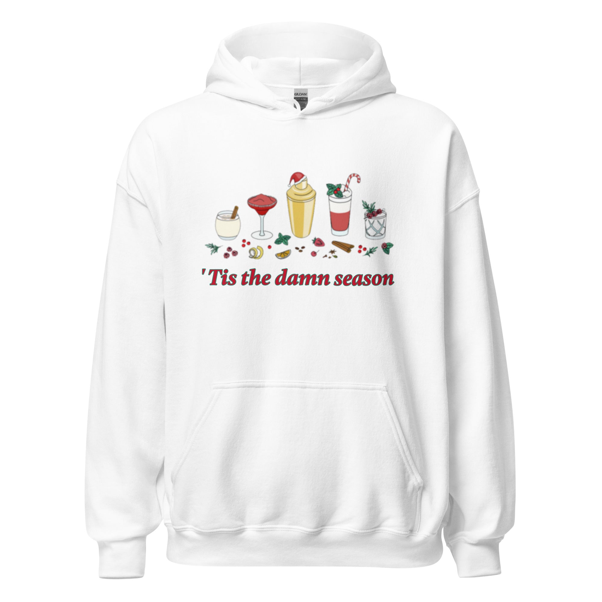 Chrismtas Cocktails BJ Hoodie